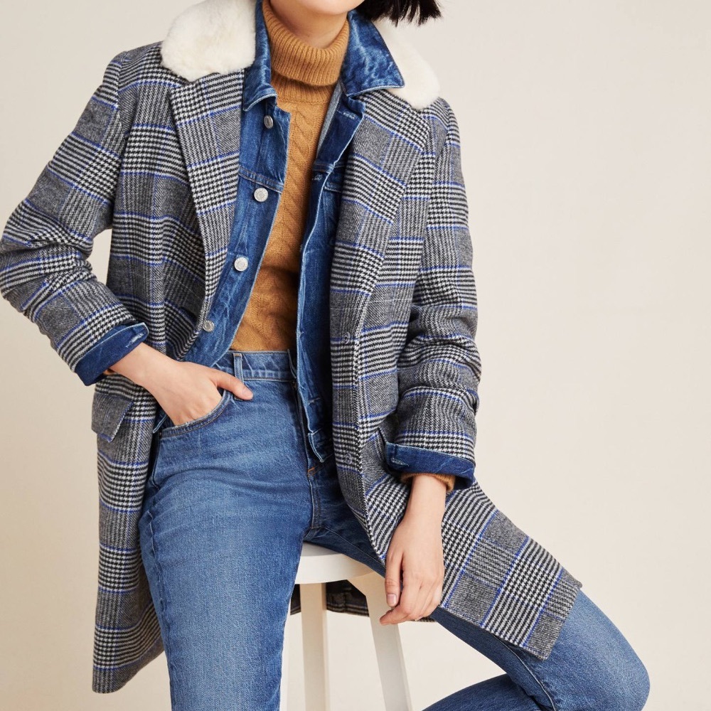 Levi’s Plaid Coat